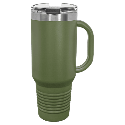 Olive Green Polar Camel 40 oz. Travel Mug with Straw and Snap Lid
