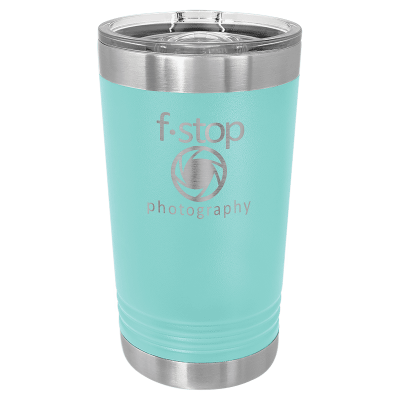 Teal Polar Camel 16 oz. Pint