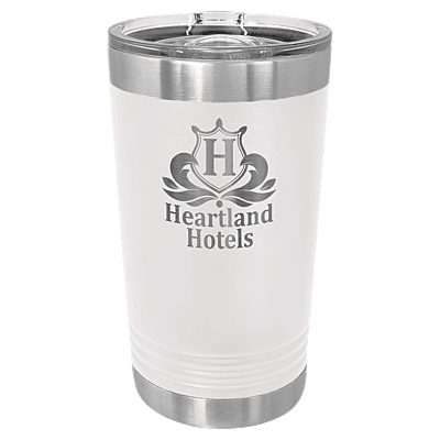 White Polar Camel 16 oz. Pint