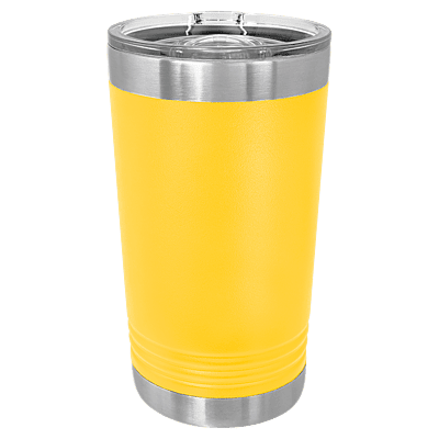 Personalized Polar Camel Yellow 16 oz. Pint with Slider Lid