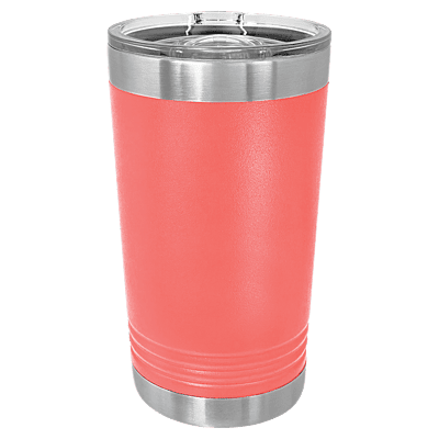 Personalized Polar Camel Coral 16 oz. Pint with Slider Lid