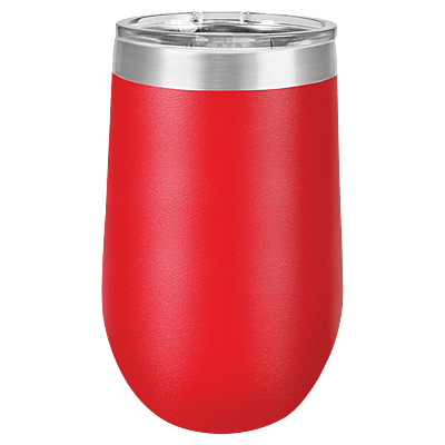 Personalized Polar Camel 16 oz. Red Vacuum Insulated Stemless Tumbler with Lid