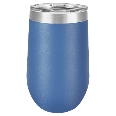 Personalized Polar Camel 16 oz. Royal Blue Vacuum Insulated Stemless Tumbler with Lid