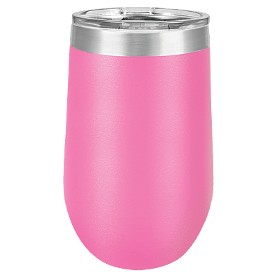 Personalized Polar Camel 16 oz. Pink Vacuum Insulated Stemless Tumbler with Lid