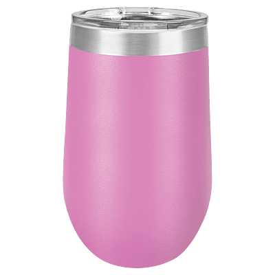 Personalized Polar Camel 16 oz. Light Purple Vacuum Insulated Stemless Tumbler with Lid