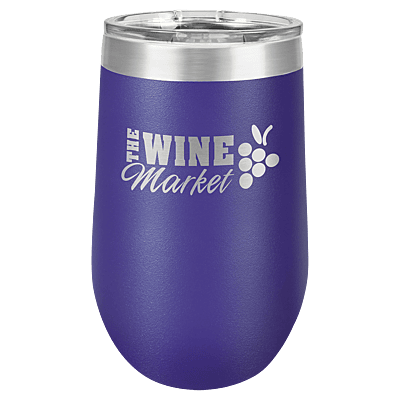 Personalized Polar Camel 16 oz. Purple Vacuum Insulated Stemless Tumbler with Lid
