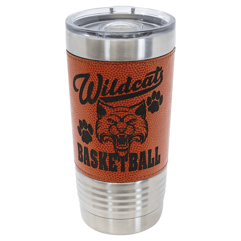 Polar Camel 20 oz. Basketball Tumbler – Game Day Stainless Steel Mug with Slider Lid