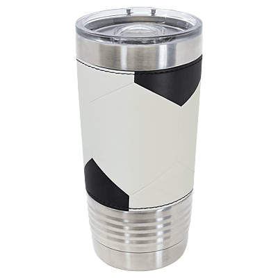 Polar Camel 20 oz. Soccer Tumbler – Game Day Stainless Steel Mug with Slider Lid