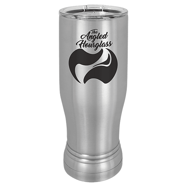 Polar Camel 14 oz. Stainless Steel Pilsner Tumbler with Clear Lid – Custom Engraved