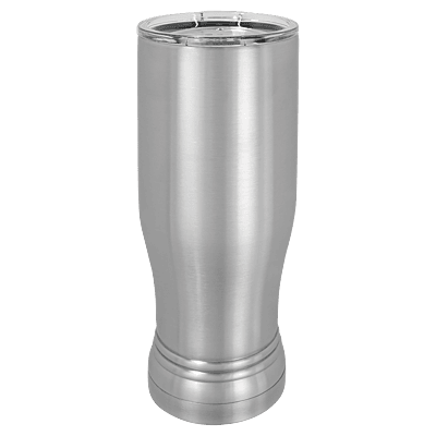Polar Camel 14 oz. Stainless Steel Pilsner Tumbler with Clear Lid – Custom Engraved