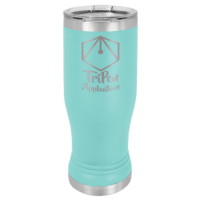 Teal Polar Camel 14 oz. Pilsner