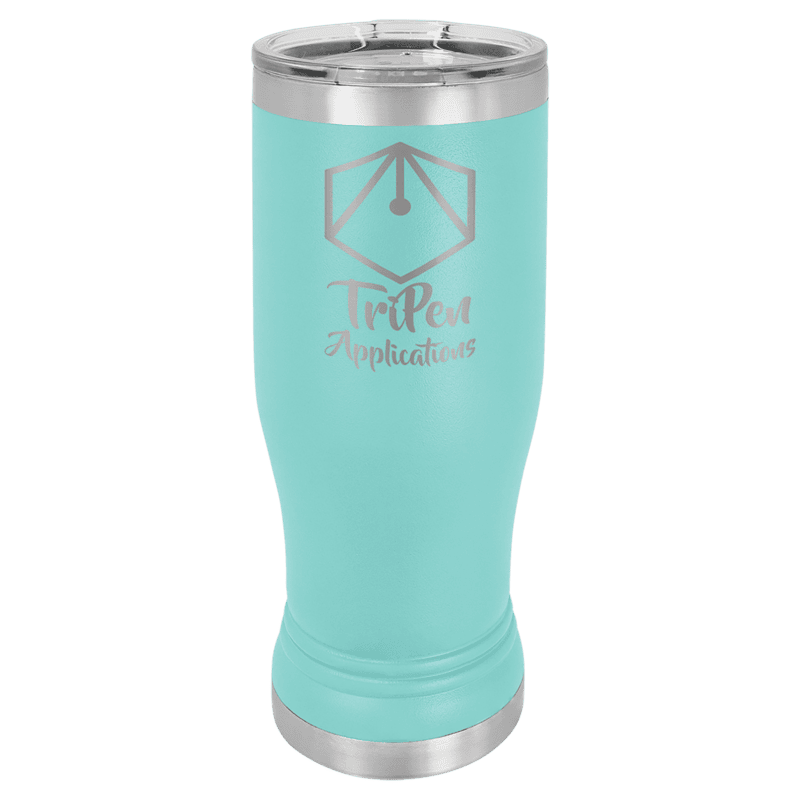 Teal Polar Camel 14 oz. Pilsner