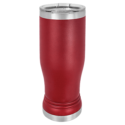 Maroon Polar Camel 14 oz. Pilsner