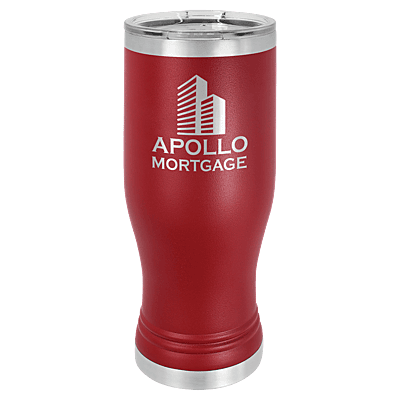 Maroon Polar Camel 20 oz. Pilsner