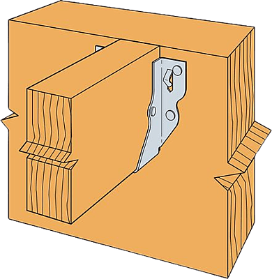 Simpson Strong-Tie Wood Conn - Solid Lumber Conn - Face-Mount Hanger LU