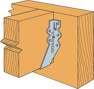 Simpson Strong-Tie Wood Conn - Solid Lumber Conn - Face-Mount Hanger LU