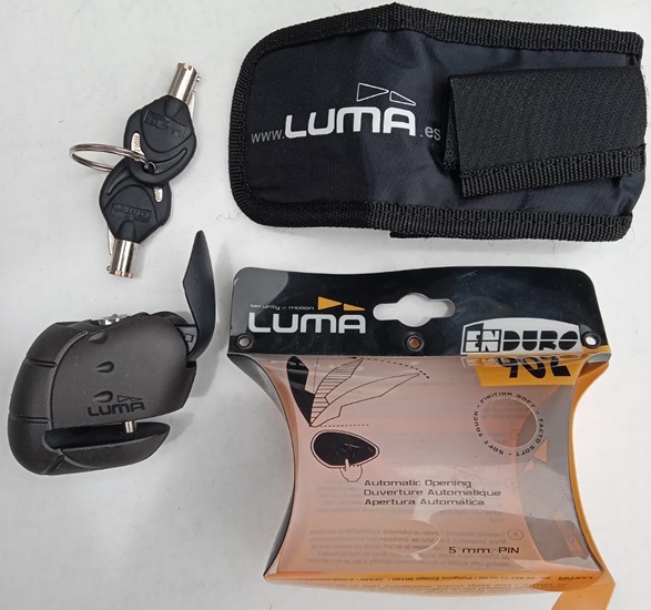 LUMA DISKLOCK GREY KEY - 5MM PIN - 902