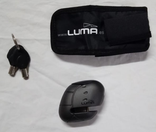 LUMA DISKLOCK GREY KEY - 5MM PIN - 902