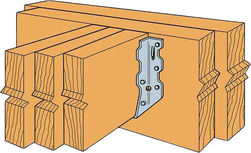 Simpson Strong-Tie Wood Conn - Solid Lumber Conn - Face-Mount Hanger LUS for Tripple Simpson Strong-Tie Wood Conn - Solid Lumber Conn - Face-Mount Hanger LUS for Tripple