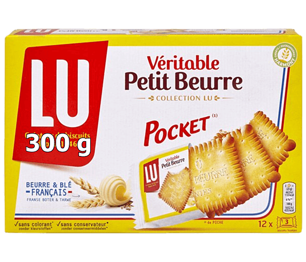 LU Véritable Petit Beurre Pocket 300G/20 Pack