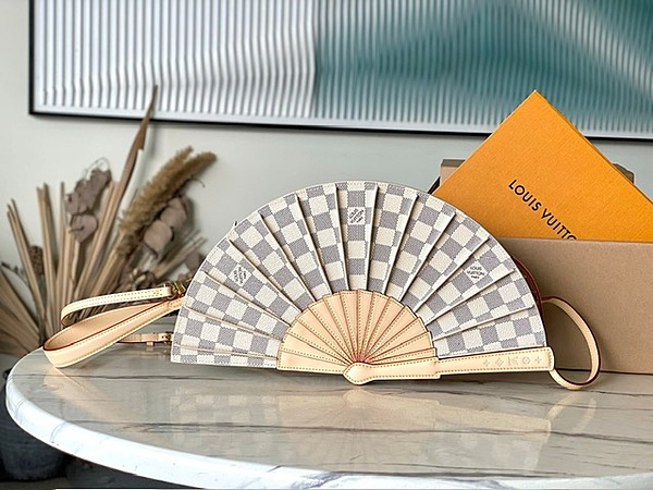 LV Limited Edition Daimer Fan Clutch