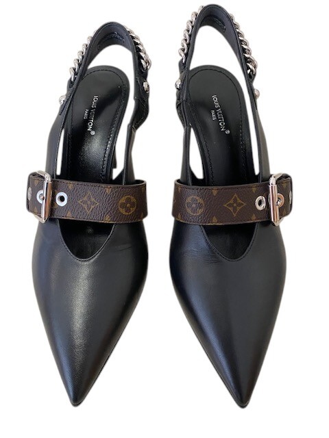 AUTHENTIC LOUIS VUITTON VIBE SLINGBACK PUMPS AS NEW