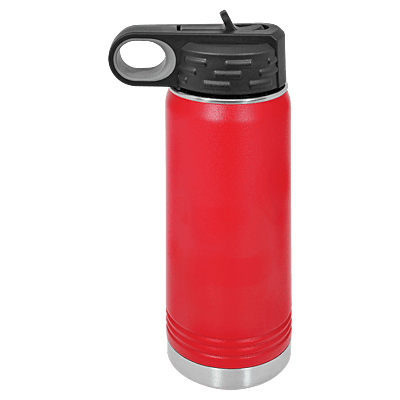 Personalized Polar Camel 20 oz. Red Water Bottle
