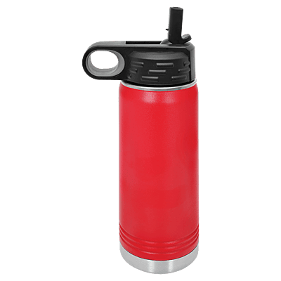 Personalized Polar Camel 20 oz. Red Water Bottle
