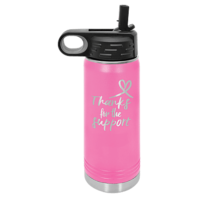 Personalized Polar Camel 20 oz. Pink Water Bottle