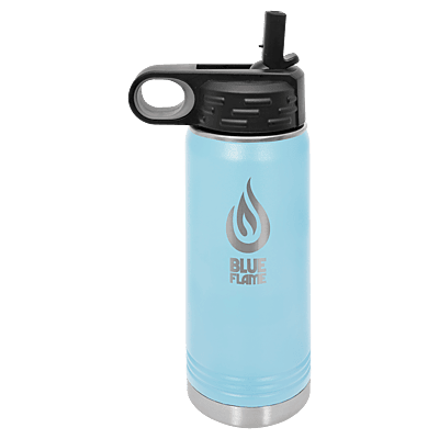 Personalized Polar Camel 20 oz. Light Blue  Water Bottle