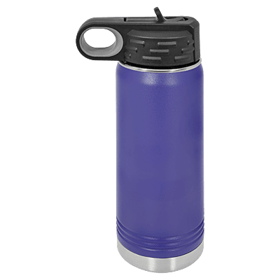 Personalized Polar Camel 20 oz. Purple Water Bottle