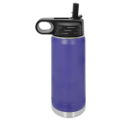 Personalized Polar Camel 20 oz. Purple Water Bottle