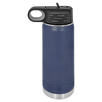 Personalized Polar Camel 20 oz. Navy Blue Water Bottle