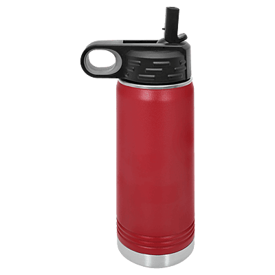 Personalized Polar Camel 20 oz. Maroon Water Bottle