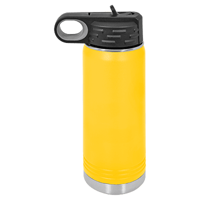 Personalized Polar Camel 20 oz. Yellow Water Bottle