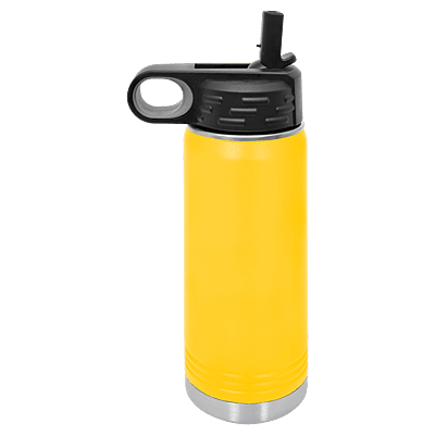 Personalized Polar Camel 20 oz. Yellow Water Bottle