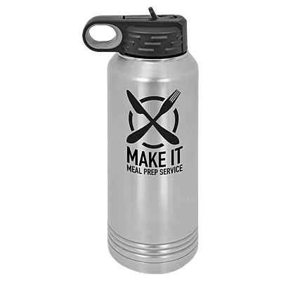 Personalized Polar Camel 32 oz. Stainless Steel Water Bottle
