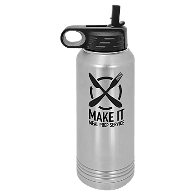 Personalized Polar Camel 32 oz. Stainless Steel Water Bottle
