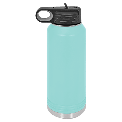 Personalized Polar Camel 32 oz. Teal Water Bottle
