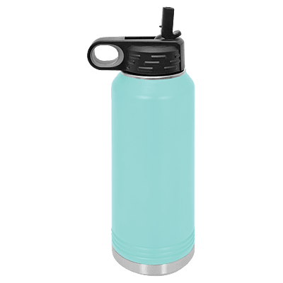 Personalized Polar Camel 32 oz. Teal Water Bottle