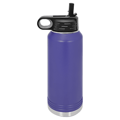 Personalized Polar Camel 32 oz. Purple Water Bottle