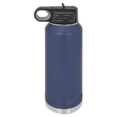 Polar Camel 32 oz. Navy Blue Stainless Steel Water Bottle