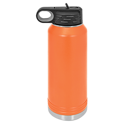 Personalized Polar Camel 32 oz. Orange Water Bottle