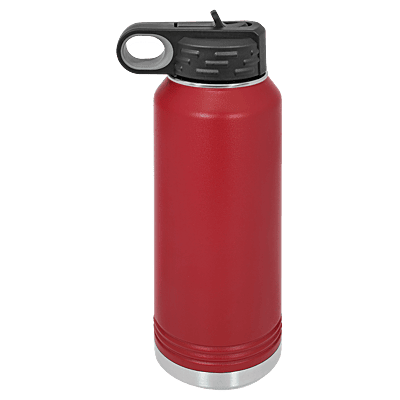 Personalized Polar Camel 32 oz. Maroon Water Bottle