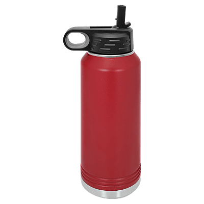 Personalized Polar Camel 32 oz. Maroon Water Bottle