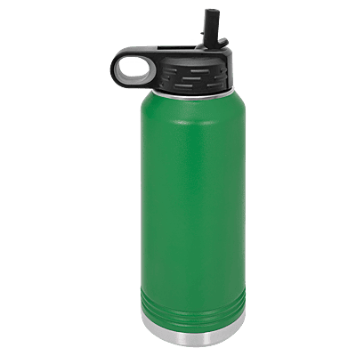 Personalized Polar Camel 32 oz. Green Water Bottle