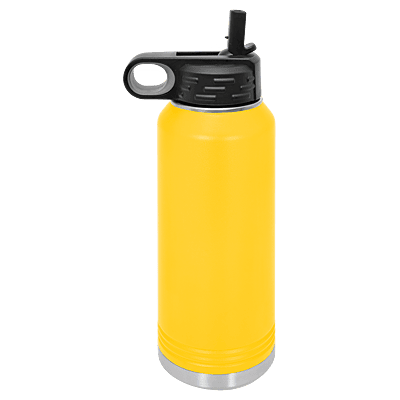 Personalized Polar Camel 32 oz. Yellow Water Bottle