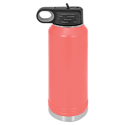 Personalized Polar Camel 32 oz. Coral Water Bottle