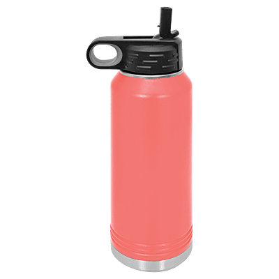 Personalized Polar Camel 32 oz. Coral Water Bottle