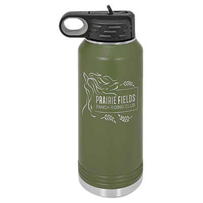 Personalized Polar Camel 32 oz. Olive Green Water Bottle
